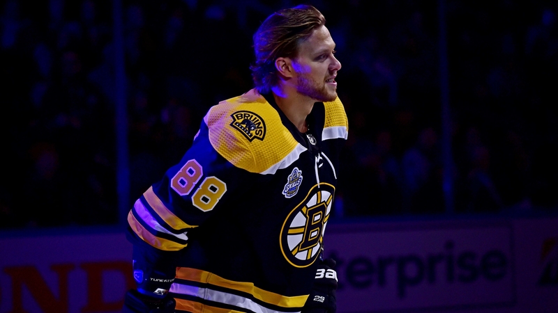 Boston Bruins winger David Pastrnak