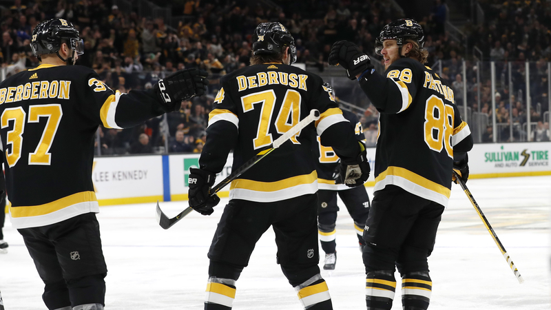 Boston Bruins' David Pastrnak