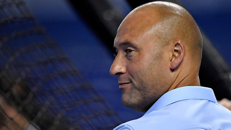 Miami Marlins chief executive officer Derek Jeter
