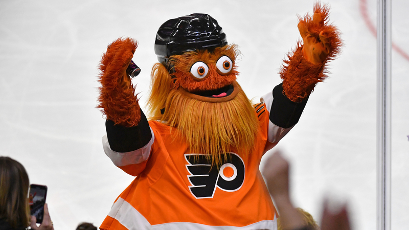 Philadelphia Flyers mascot Gritty