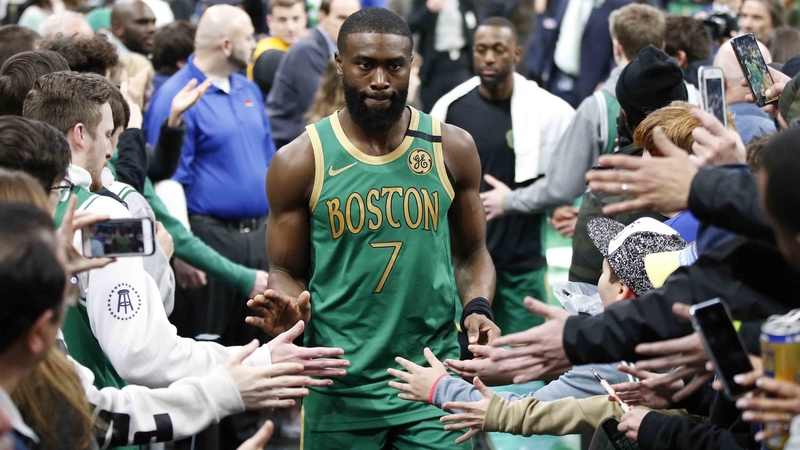 Celtics forward Jaylen Brown