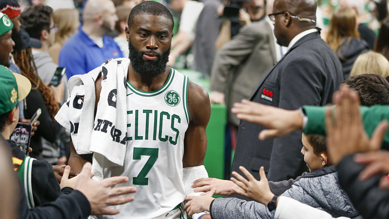 Boston Celtics guard Jaylen Brown