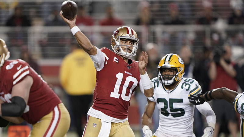 San Francisco 49ers quarterback Jimmy Garoppolo