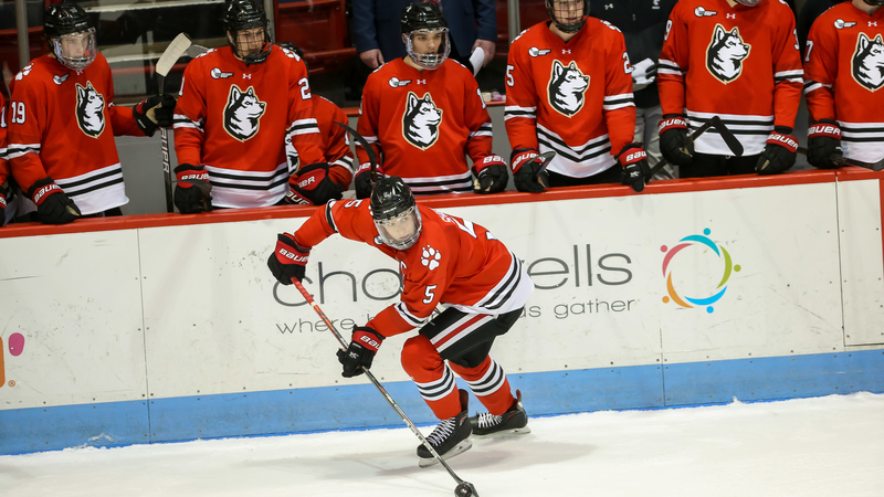 Northeastern University defenseman Ryan Shea