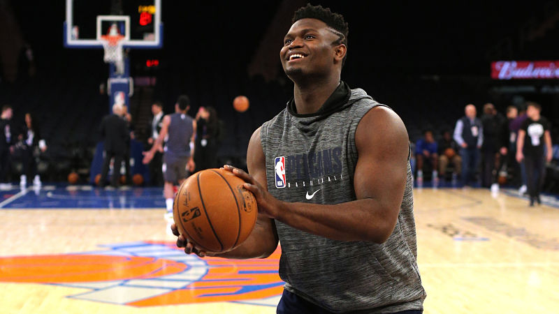 New Orleans Pelicans small forward Zion Williamson