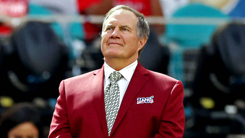 Patriots head coach Bill Belichick