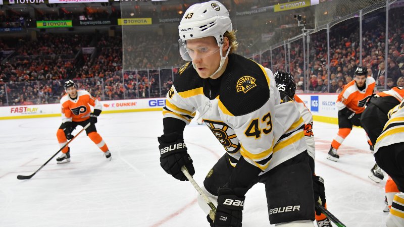 Boston Bruins' Danton Heinen