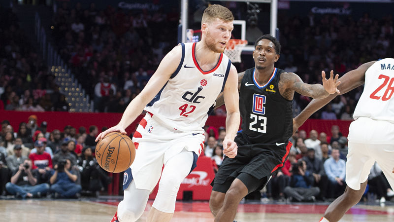 Washington Wizards forward Davis Bertans
