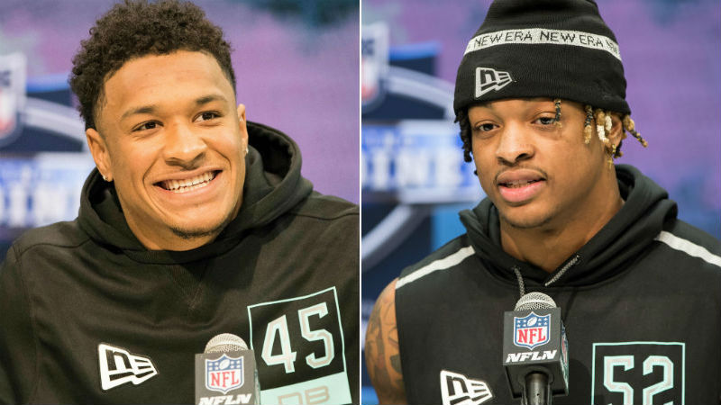 NFL draft safeties Grant Delpit, Xavier McKinney