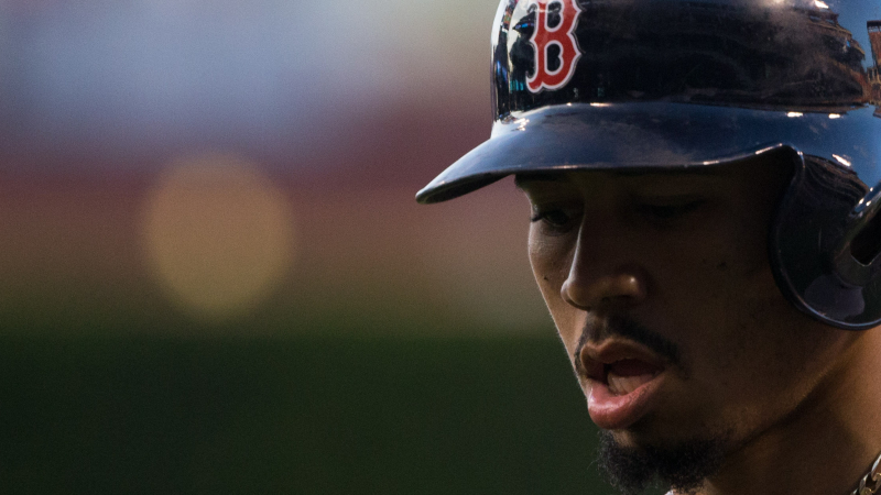 Boston Red Sox right fielder Mookie Betts