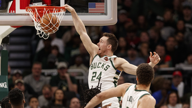 Milwaukee Bucks guard Pat Connaughton