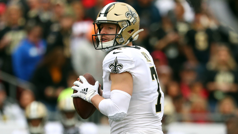 New Orleans Saints quarterback Taysom Hill