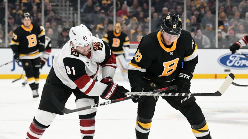 Boston Bruins forward Charlie Coyle