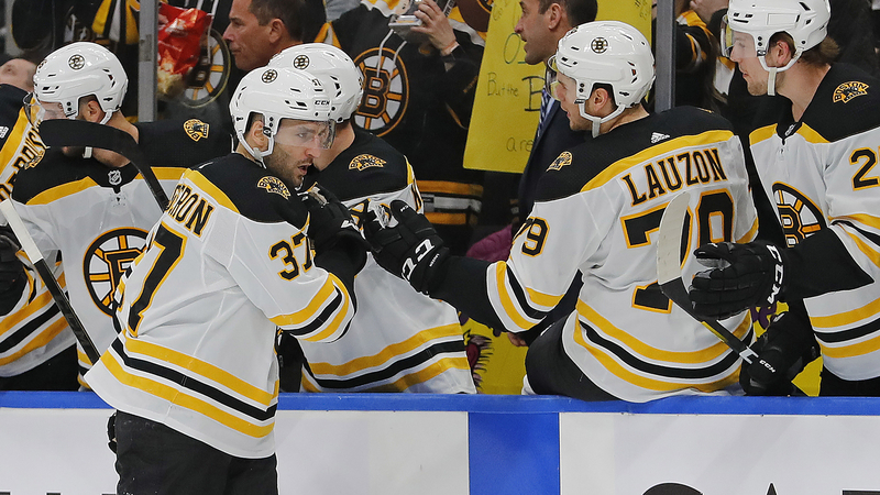Boston Bruins Patrice Bergeron
