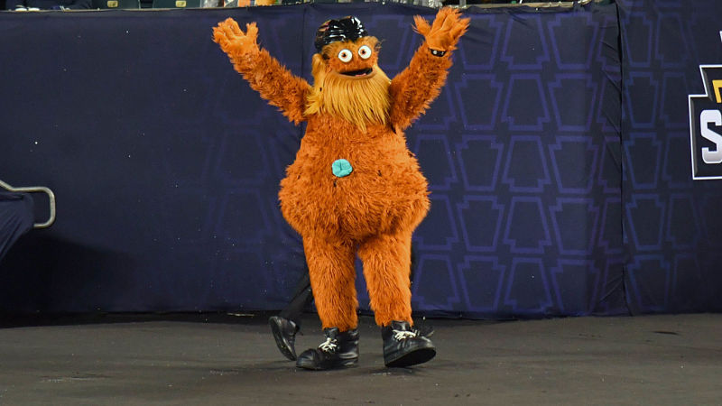 Philadelphia Flyers mascot Gritty