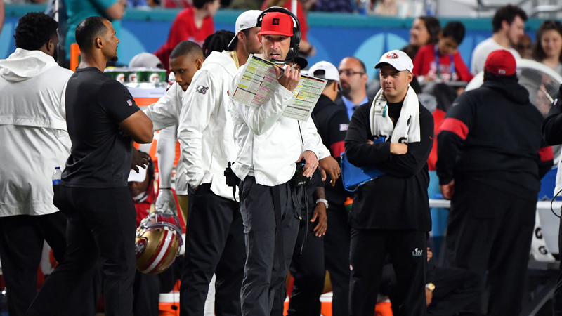 San Francisco 49ers head coach Kyle Shanahan