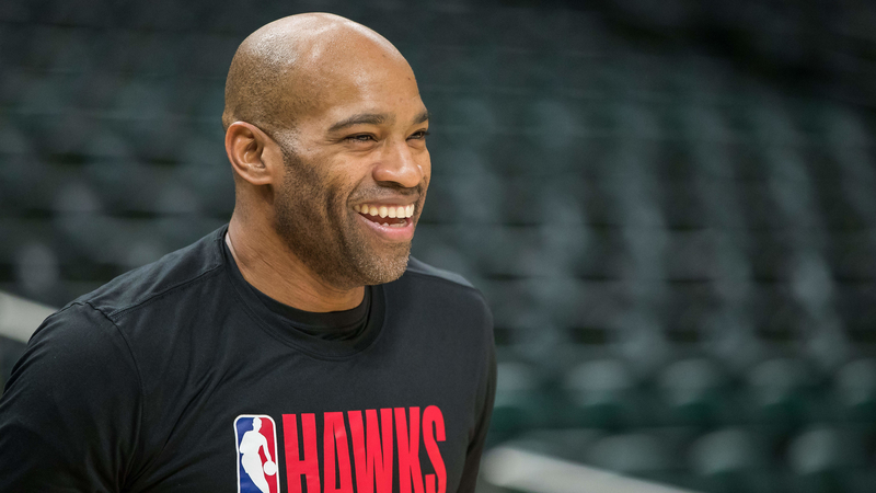 Atlanta Hawks guard Vince Carter