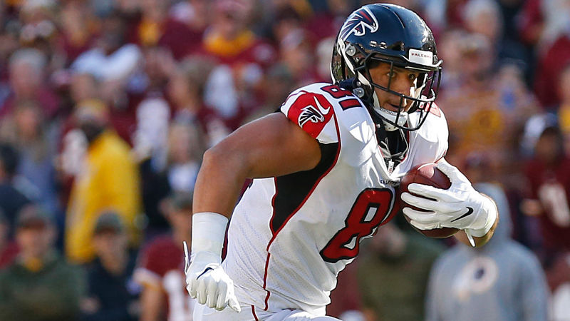 Atlanta Falcons tight end Austin Hooper