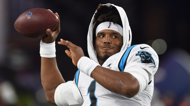 Panthers quarterback Cam Newton