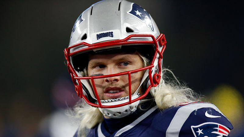 New England Patriots defensive end Chase Winovich