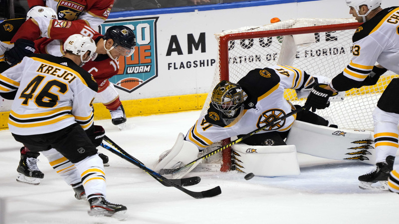 Boston Bruins Goalie Jaroslav Halak