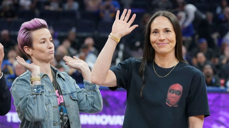 USWNT forward Megan Rapinoe, Seattle Storm guard Sue Bird