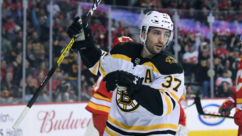 Boston Bruins center Patrice Bergeron