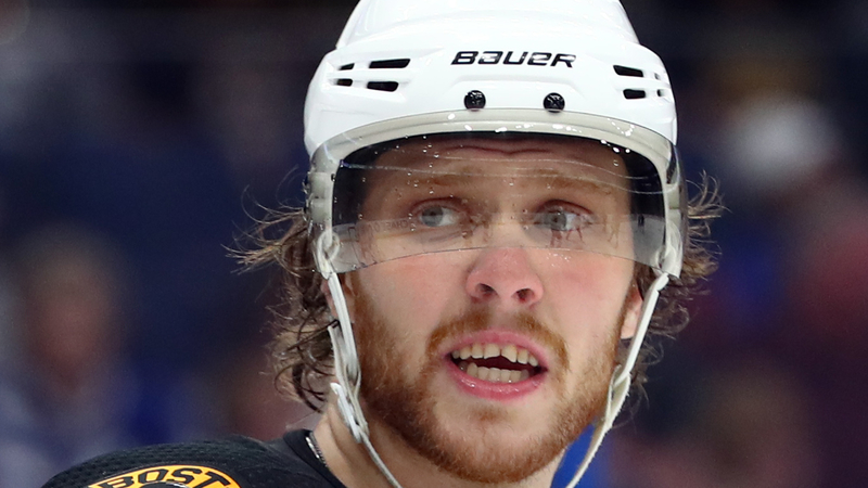 Boston Bruins' David Pastrnak