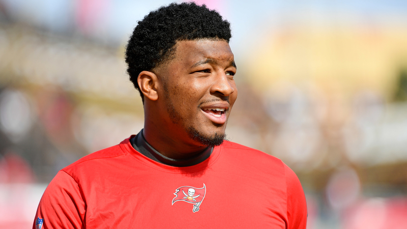 Free agent quarterback Jameis Winston