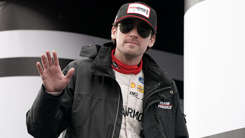 NASCAR driver Ryan Blaney