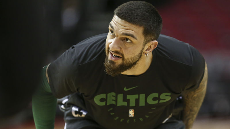 Boston Celtics center Vincent Poirier
