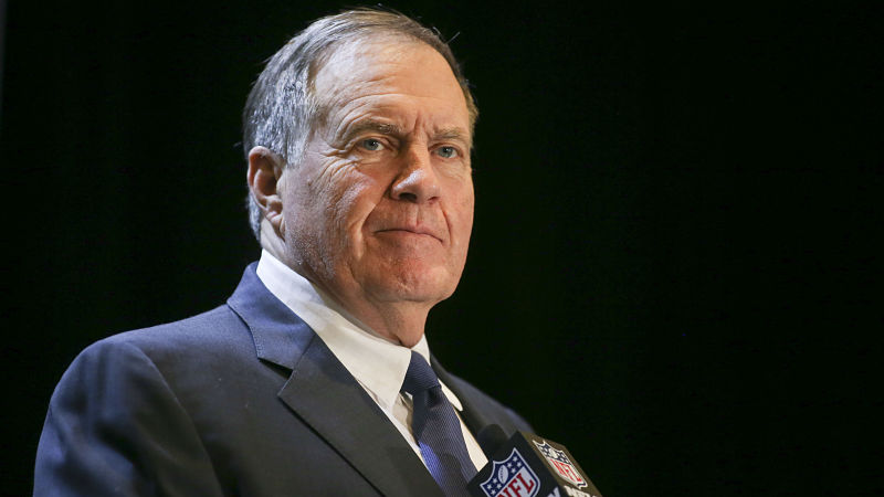 New England Patriots head coach Bill Belichick