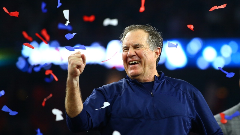 New England Patriots head coach Bill Belichick