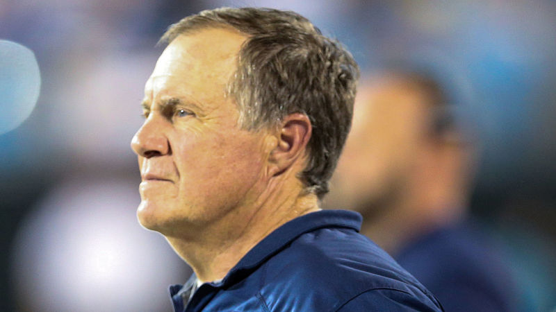 New England Patriots head coach Bill Belichick