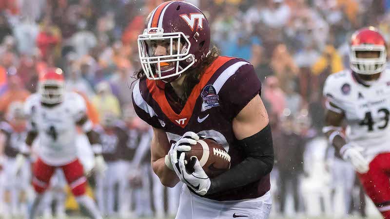 Patriots tight end Dalton Keene