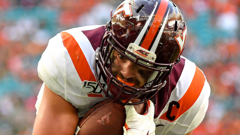 Patriots tight end Dalton Keene