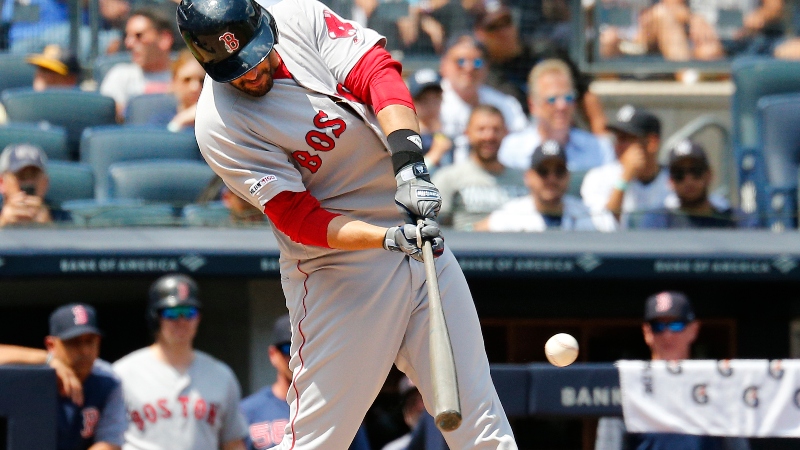 Boston Red Sox designated hitter J.D. Martinez