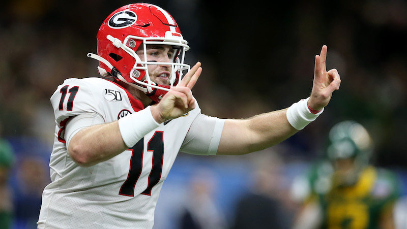 Georgia quarterback Jake Fromm
