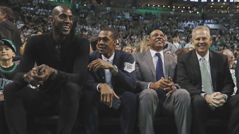 Kevin Garnett, Rajon Rondo, Doc Rivers, Danny Ainge