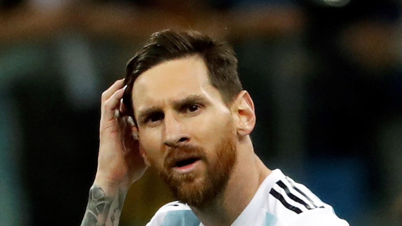 FC Barcelona and Argentina forward Lionel Messi