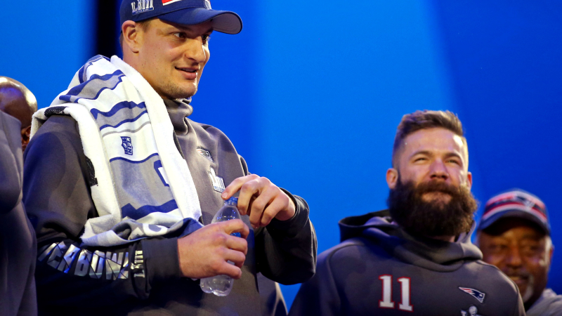 Rob Gronkowski, Juilan Edelman