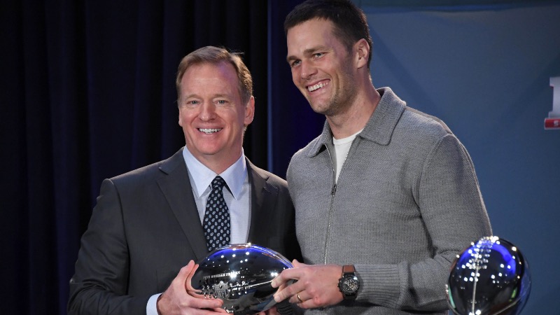 Tom Brady NFL commissioner Roger Goodell