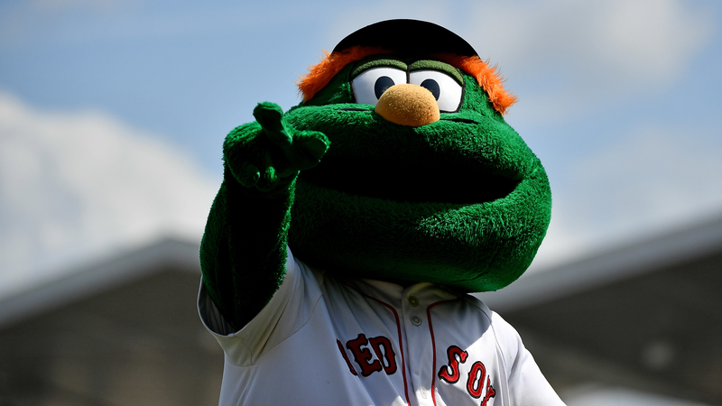 Boston Red Sox Mascot Wally The Green Monster