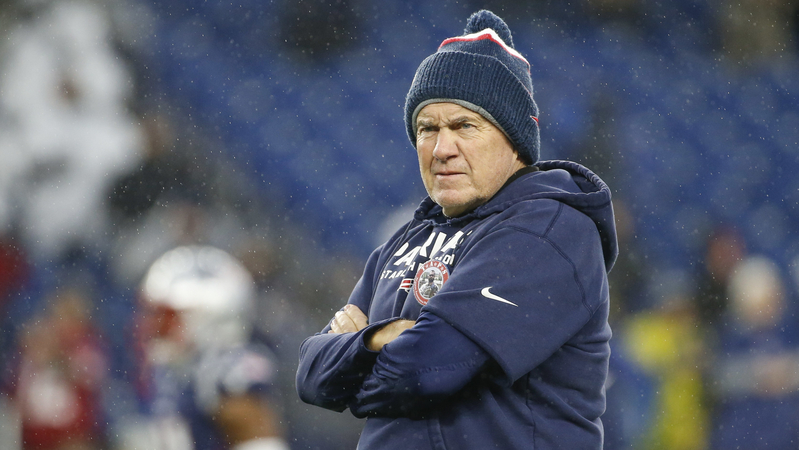 Patriots coach Bill Belichick
