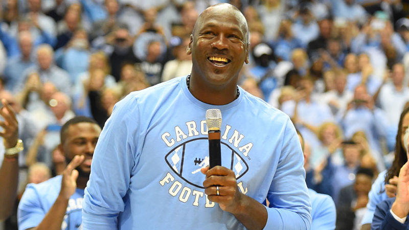 Former NBA player Michael Jordan