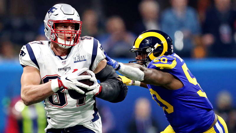 Former New England Patriots tight end Rob Gronkowski