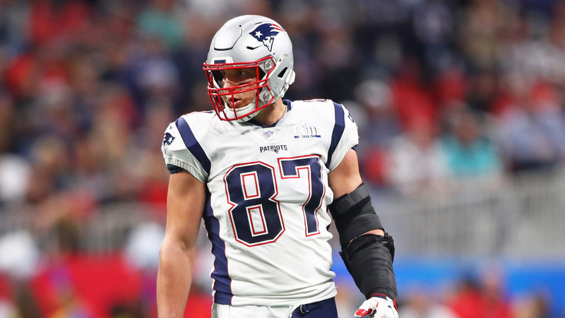 New England Patriots' Rob Gronkowski