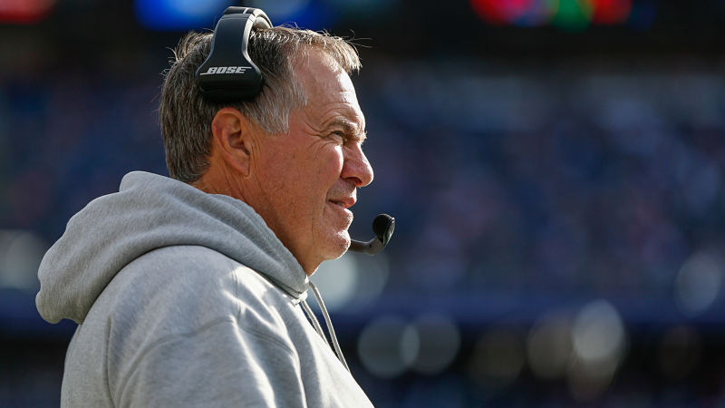 New England Patriots head coach Bill Belichick