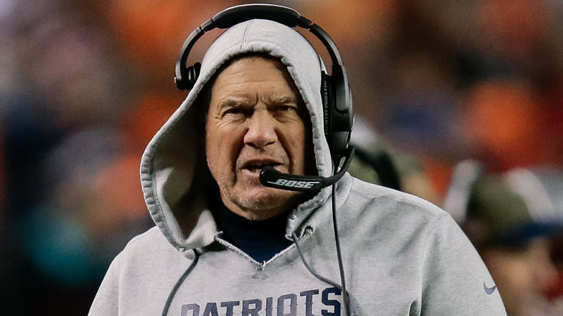 New England Patriots head coach Bill Belichick