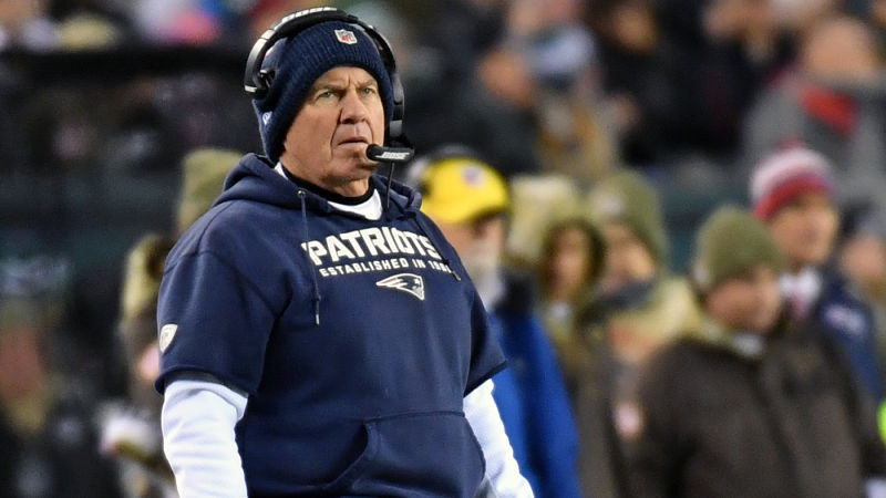 New England Patriots head coach Bill Belichick